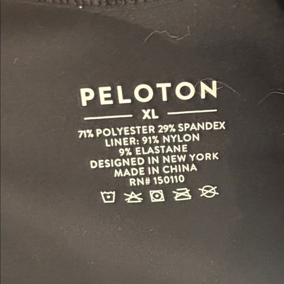 Peloton Black Racerback Sports Bra - Picture 6 of 6